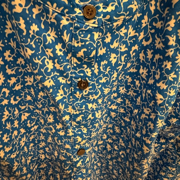 LOFT Blue Floral Dress - Picture 3 of 4